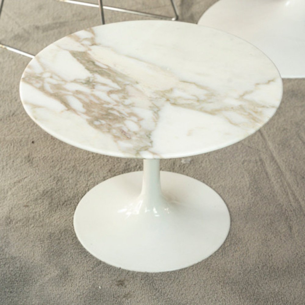  Eero SAARINEN (1910-1961), Edition Knoll : Guéridon en marbre  -photo-2
