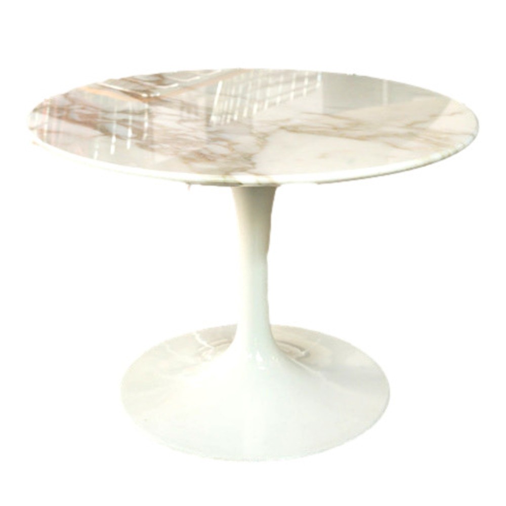  Eero SAARINEN (1910-1961), Edition Knoll : Guéridon en marbre  