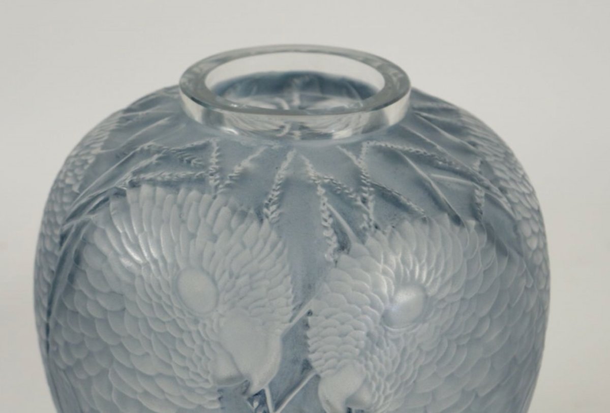 1927, René Lalique - "alicante" Vase-photo-4