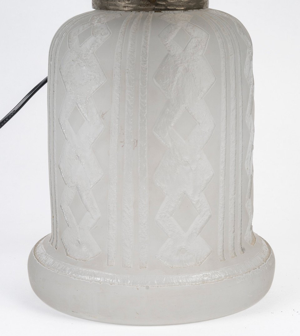 1920 - Daum Nancy France Table Lamp-photo-3