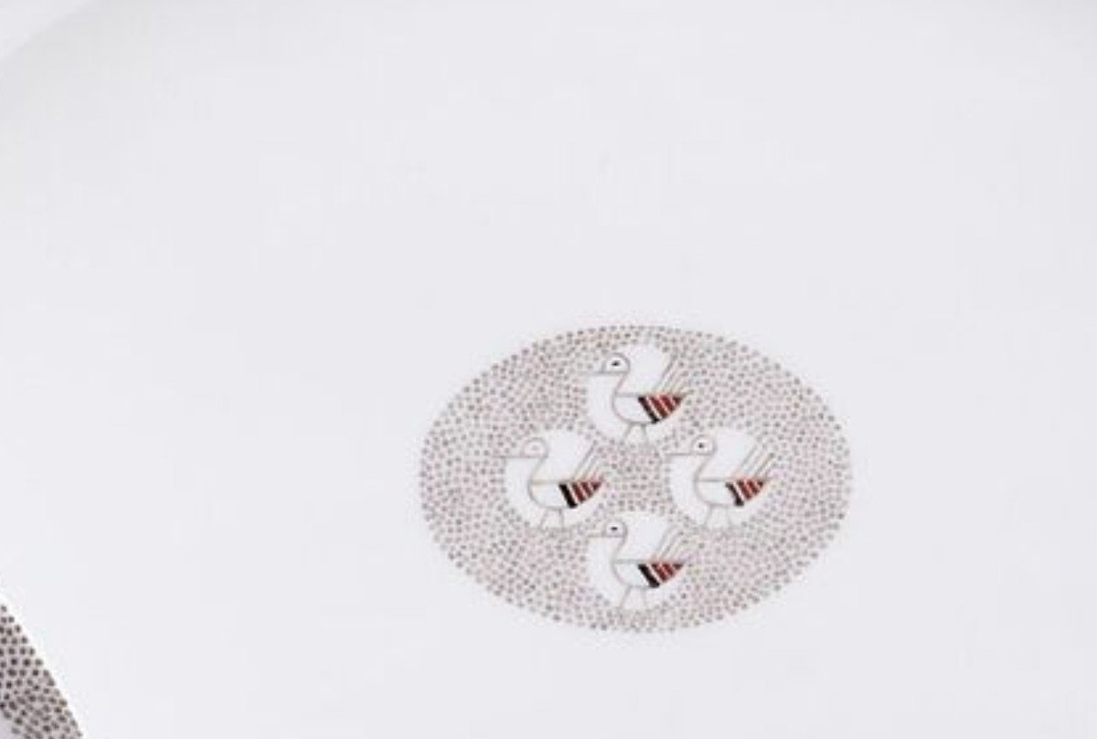 1925 - SUZANNE LALIQUE & THÉODORE HAVILAND ,Service Porcelaine 43 pièces-photo-2