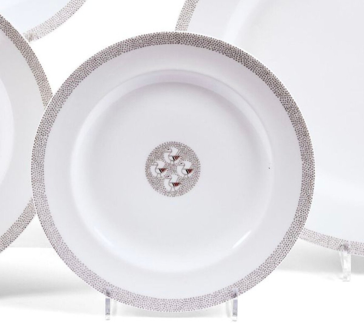 1925 - SUZANNE LALIQUE & THÉODORE HAVILAND ,Service Porcelaine 43 pièces-photo-3
