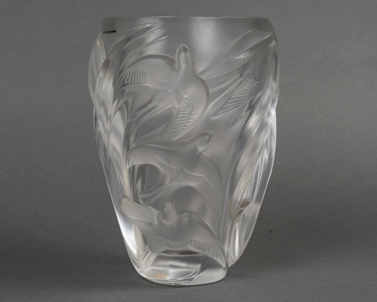 Lalique - Vase Martinets-photo-5