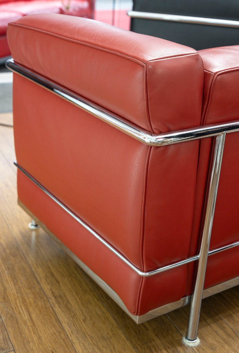 2-seater Sofa - Le Corbusier, Perriand, Jeanneret For Cassina-photo-4