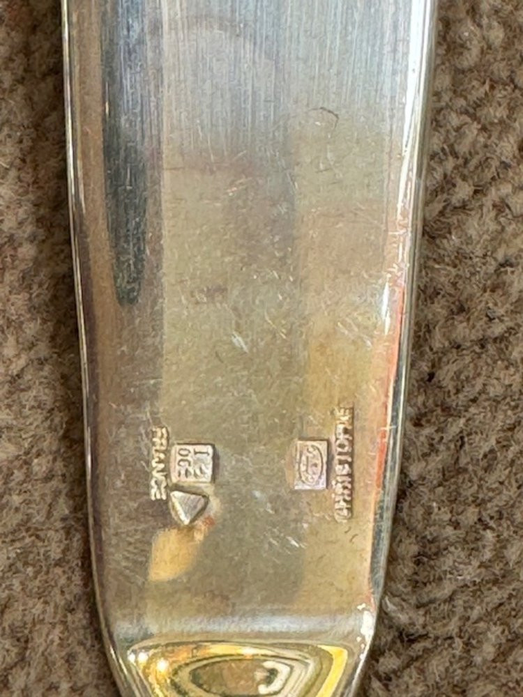 Christofle - “talisman Sienne” 6 Fish Cutlery Sets-photo-3