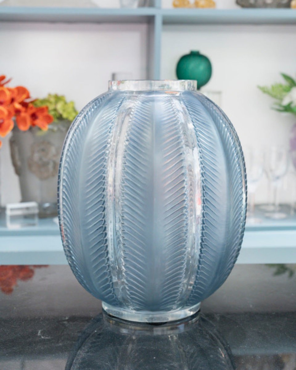 1932 - René Lalique - Vase « Biskra »-photo-3