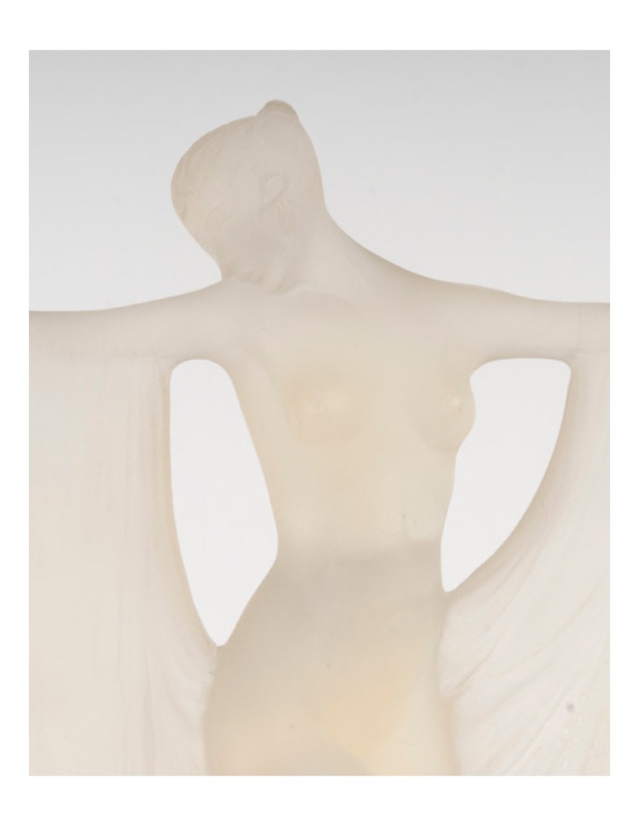 1925 René Lalique - Statuette 'Suzanne' verre opalescent-photo-2