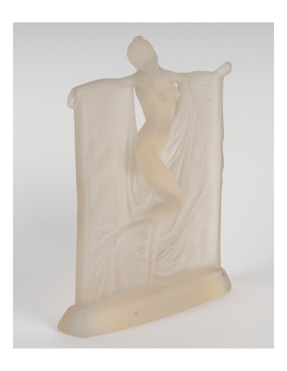 1925 René Lalique - Statuette 'Suzanne' verre opalescent-photo-3