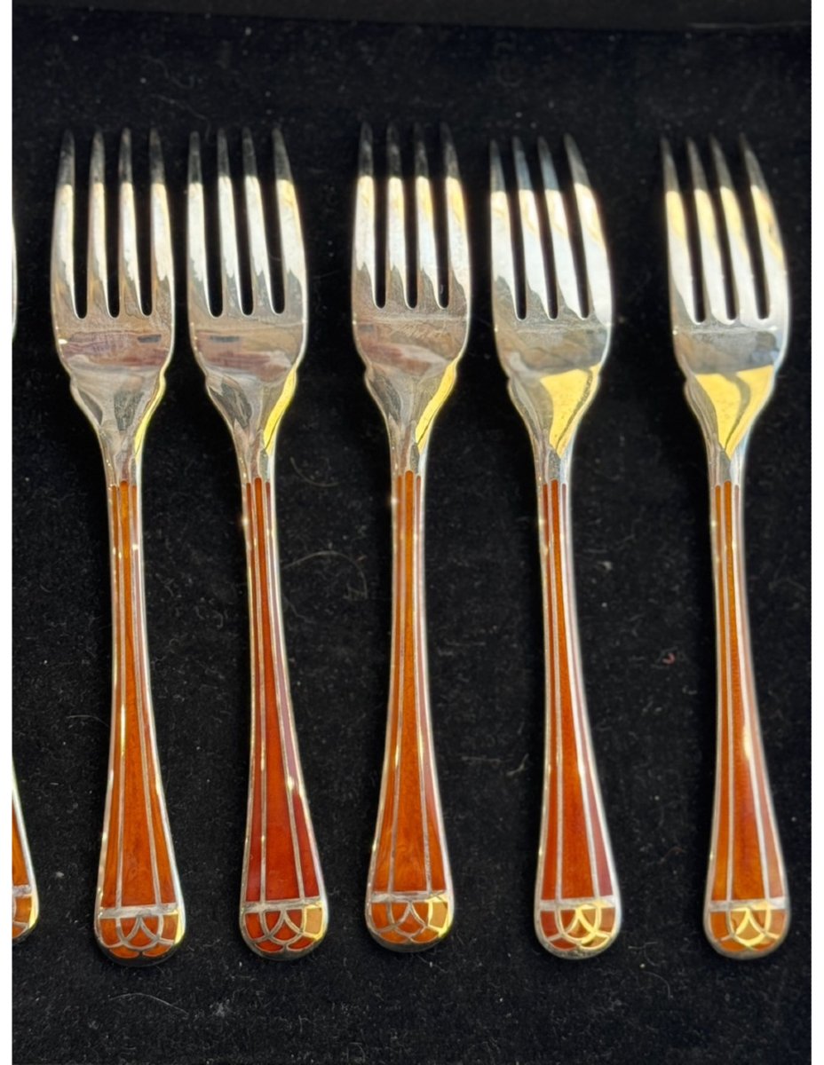 Christofle - 'talisman' Sienna 96-piece Cutlery Set-photo-1