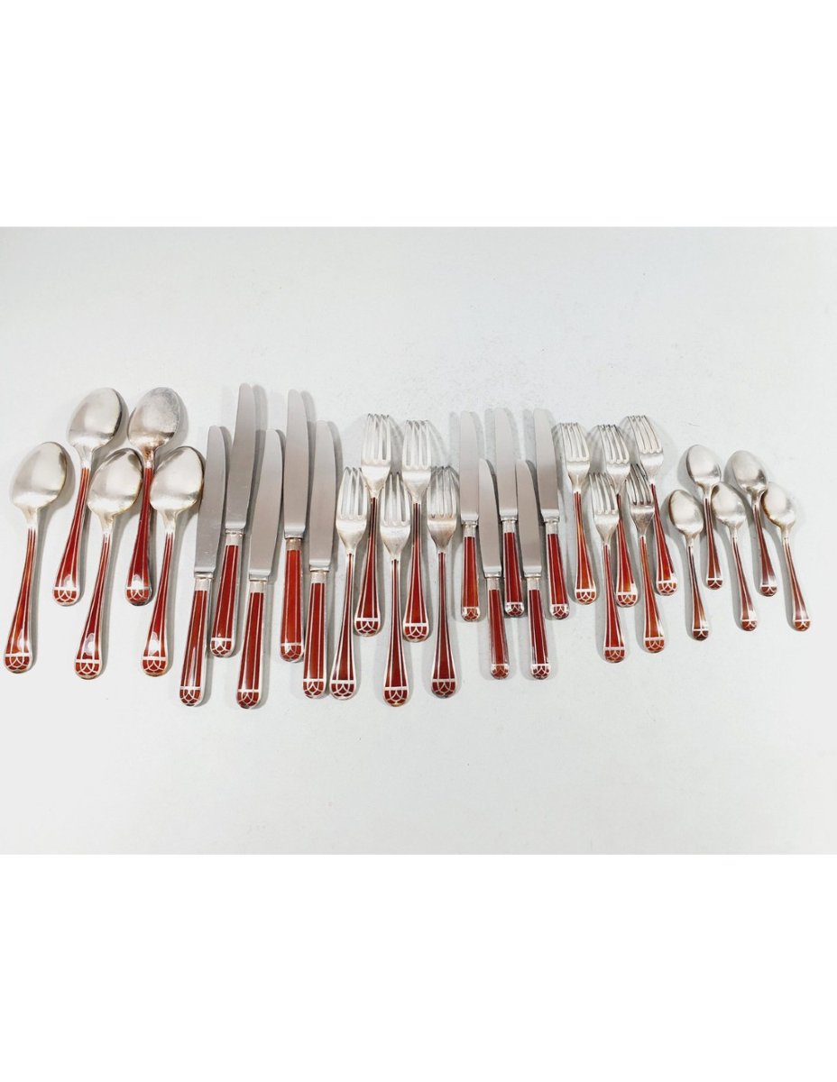 Christofle - 'talisman' Sienna 96-piece Cutlery Set-photo-7
