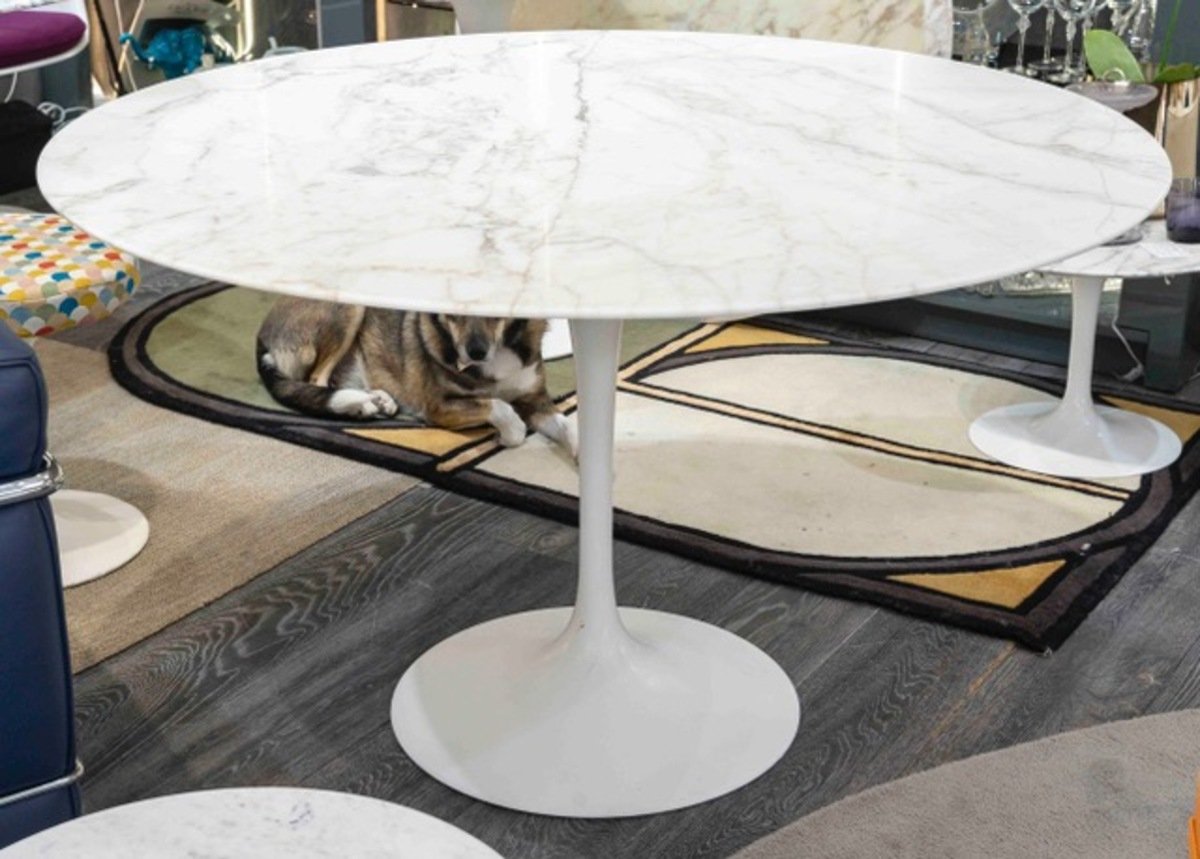 Eero Saarinen (1910–1961), Produced By Knoll, Tulip Table, 120 Cm-photo-2