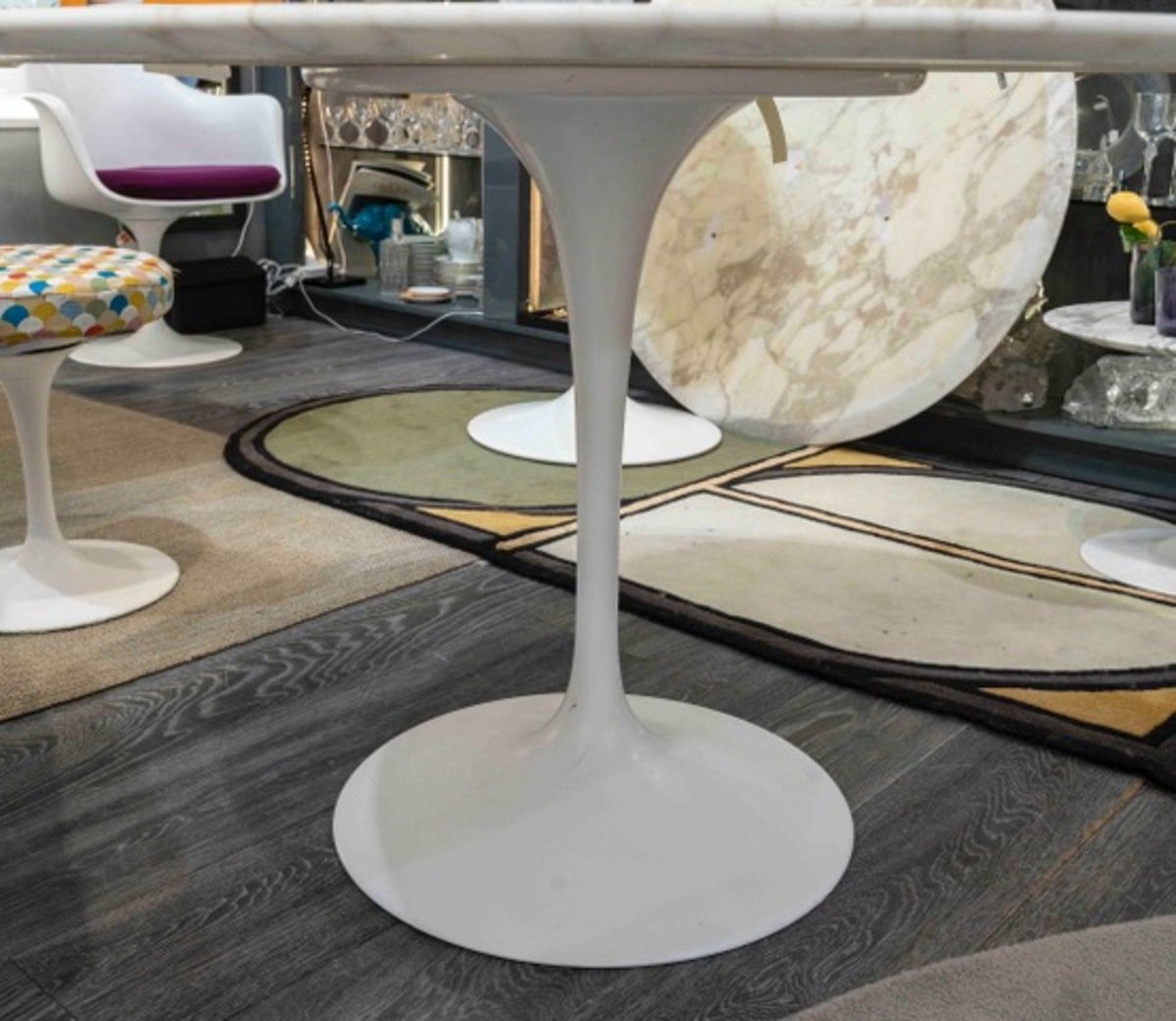 Eero Saarinen (1910–1961), Produced By Knoll, Tulip Table, 120 Cm-photo-3