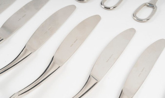 Hermes “grand Attelage” 24-piece Silver-plated Tableware Set-photo-3