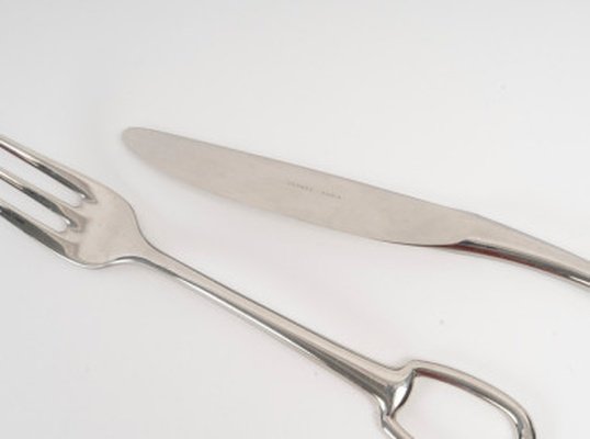 Hermes “grand Attelage” 24-piece Silver-plated Tableware Set-photo-3