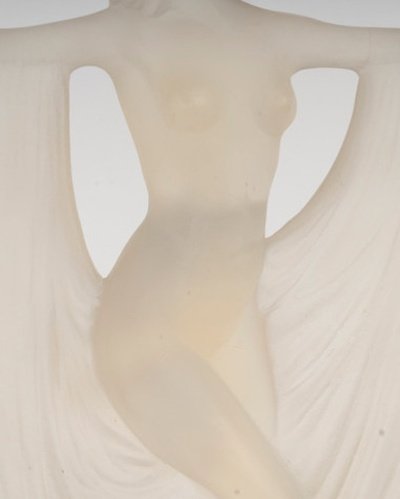1925 René Lalique - “suzanne” Statuette, Opalescent Glass-photo-4