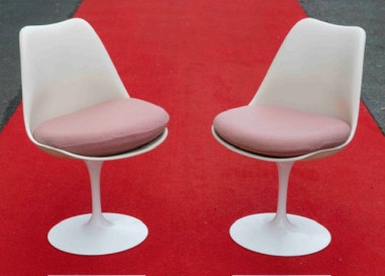 Eero SAARINEN (1910-1961) & KNOLL INTERNATIONAL (éditeur) 6 chaises pivotantes-photo-2