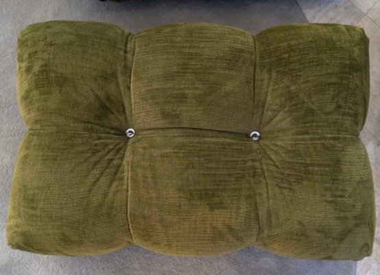 B&B iIalia Canapé 3 modules CAMALEONDA angulaire Chenille Enia Vert Olive-photo-2