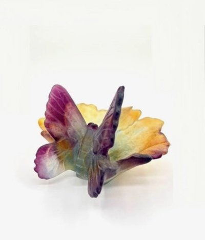 DAUM France ,Vide poche papillon-photo-3