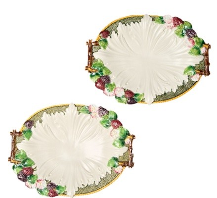2000- CHRISTIAN DIOR 2 plats porcelaine