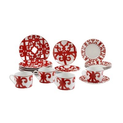 Hermès Paris – “balcon Du Guadalquivir” Porcelain Set-photo-2