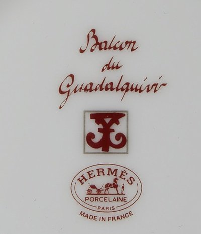 Hermès Paris – “balcon Du Guadalquivir” Porcelain Set-photo-4