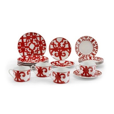 Hermès Paris – “balcon Du Guadalquivir” Porcelain Set