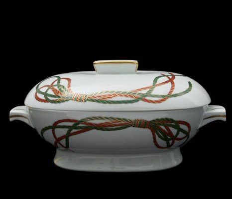 Christian Dior circa 1986-Soupière couverte porcelaine Limoges-photo-2