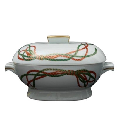 Christian Dior circa 1986-Soupière couverte porcelaine Limoges