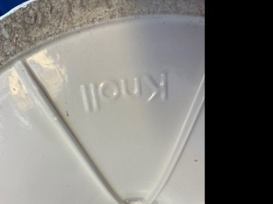 Eero Saarinen (1910–1961) – Knoll: 198 Cm Oval Table, Arabescato-photo-4