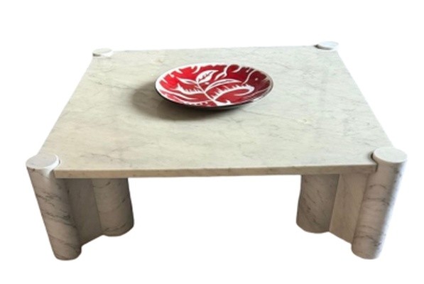 1970 Knoll Editions & Gae Aulenti designer "Jumbo "Table basse