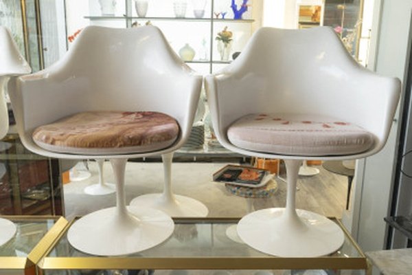 Eero Saarinen (1910–1961) & Knoll – Lot de 4 fauteuils Tulip-photo-2