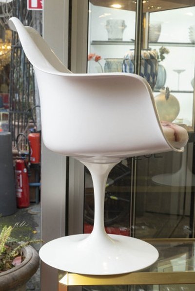 Eero Saarinen (1910–1961) & Knoll – Lot de 4 fauteuils Tulip-photo-5