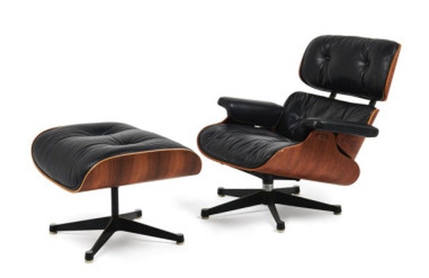 Charles & Ray Eames, Armchair Model 670 “lounge Chair” And Its Ottoman Model 671, Edited By Mob