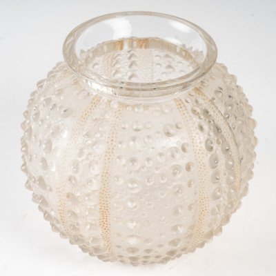 René Lalique (1860 -1945) : Vase boule modèle «Oursin»-photo-4