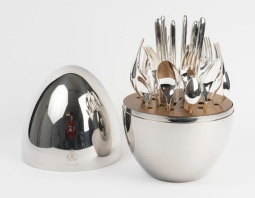 Mood – 6-person Set (24 Pieces) In Silver-plated Metal With Case-photo-3