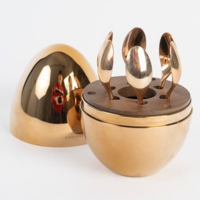 Christofle MOOD Coffee – Set of 6 Rose Gold Coffee Spoons-photo-2