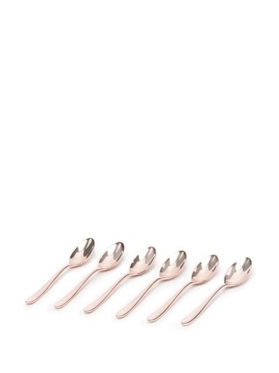 Christofle MOOD Coffee – Set of 6 Rose Gold Coffee Spoons-photo-4