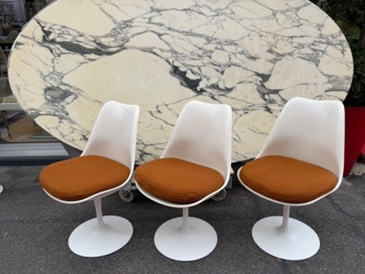 Eero Saarinen (1910–1961) & Knoll International (publisher): Set Of 6 "tulip" Chairs-photo-1