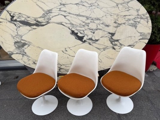 Eero Saarinen (1910–1961) & Knoll International (publisher): Set Of 6 "tulip" Chairs-photo-2
