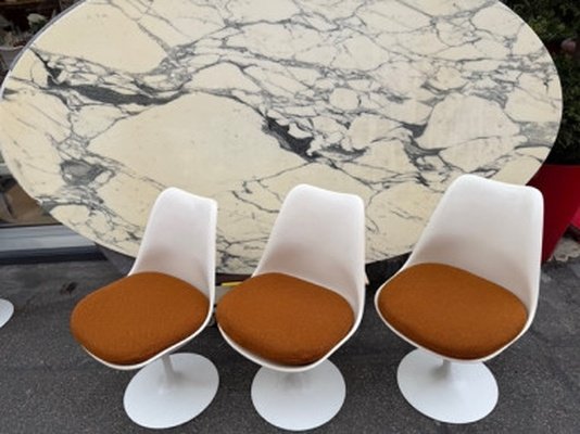Eero Saarinen (1910–1961) & Knoll International (publisher): Set Of 6 "tulip" Chairs-photo-3