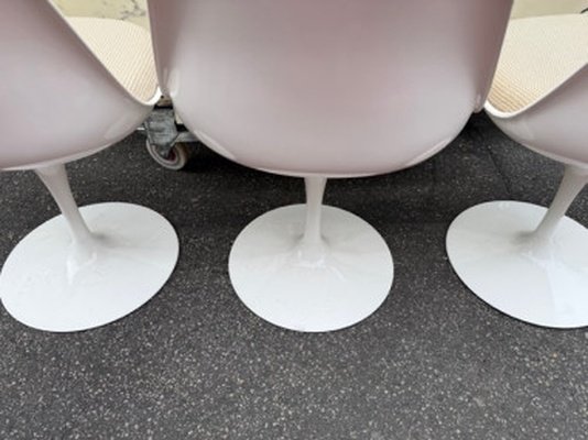 Eero SAARINEN (1910-1961) & KNOLL INTERNATIONAL (éditeur) : Ensemble de 4 chaises « TULIP » piv-photo-3