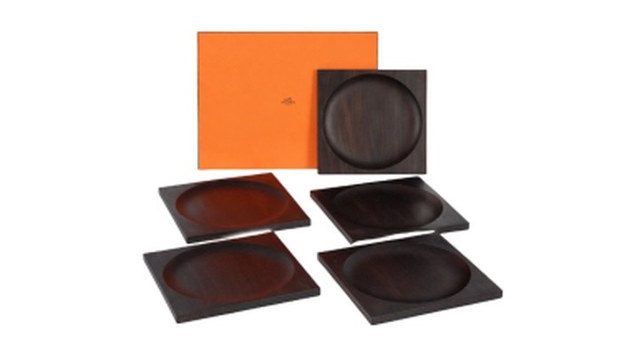 HERMES 5 plateaux bois