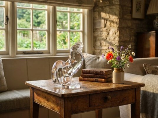 Lalique House – Marc Lalique (1900–1977) Important Crystal Rooster-photo-3