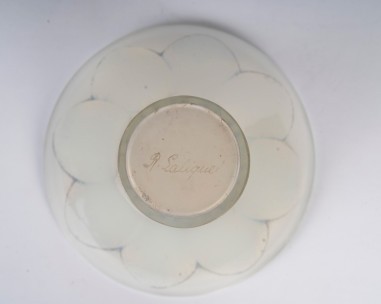 1921- René Lalique Vase « Violettes» Opalescent-photo-4