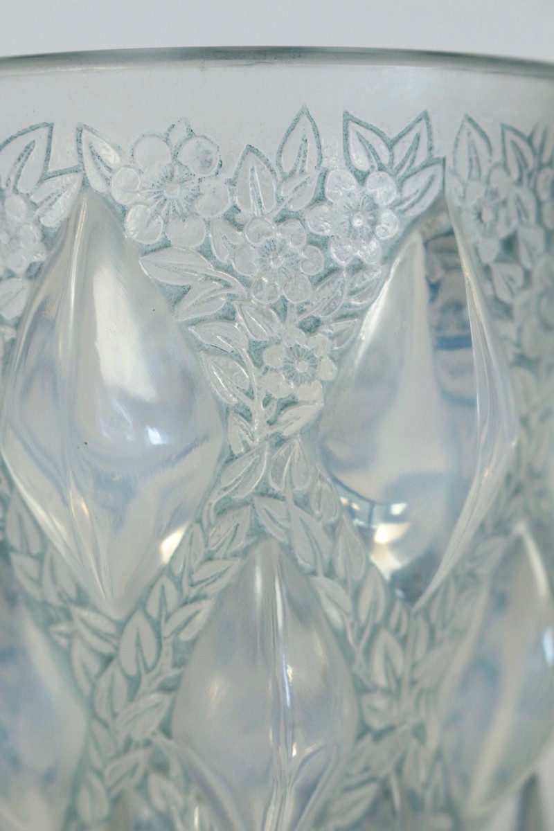 1927. René LALIQUE. Vase Modèle « Rampillon »-photo-3