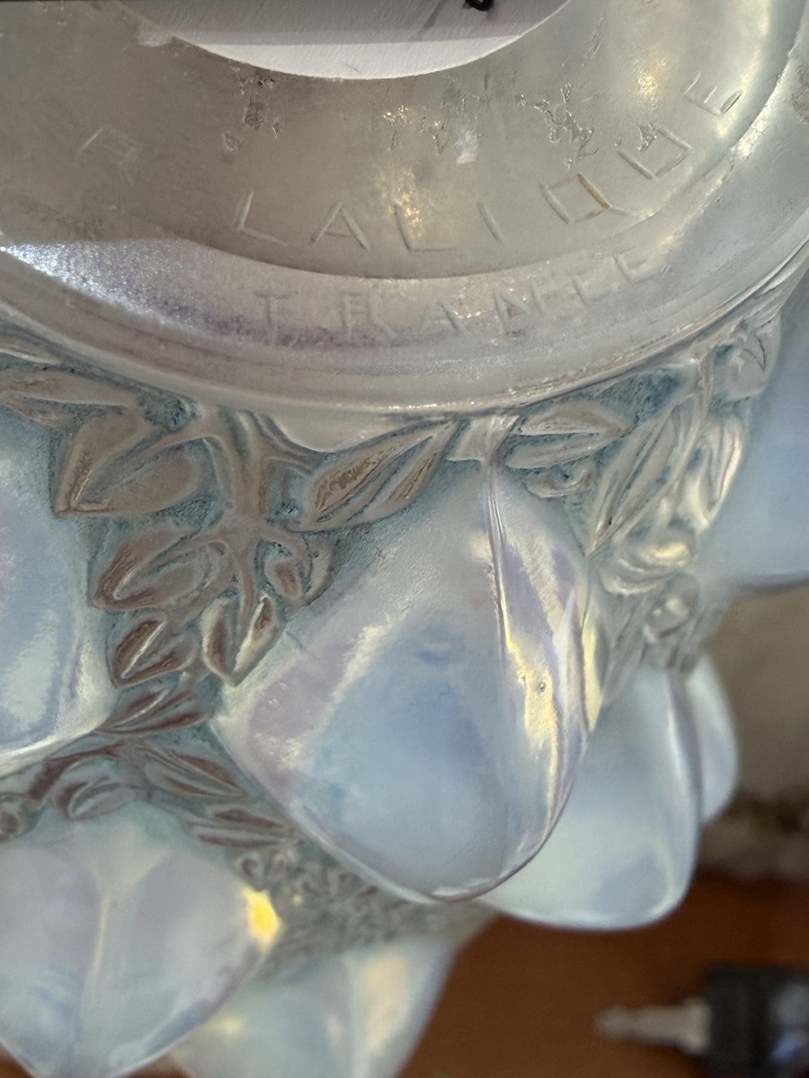 1927. René LALIQUE. Vase Modèle « Rampillon »-photo-4