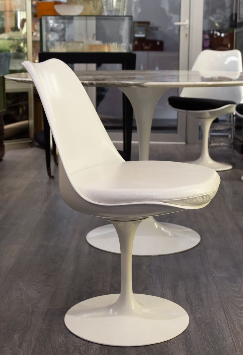 Eero Saarinen (1910-1961) For Knoll International. Swivel Chair Model "tulip", 2022-photo-4