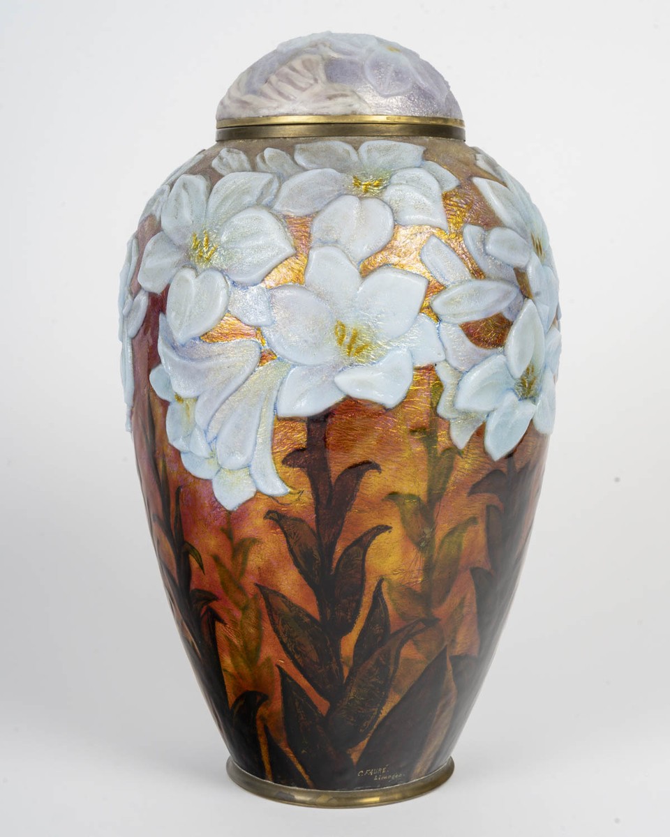 Camille FAURÉ (1874-1956) Vase Couvert