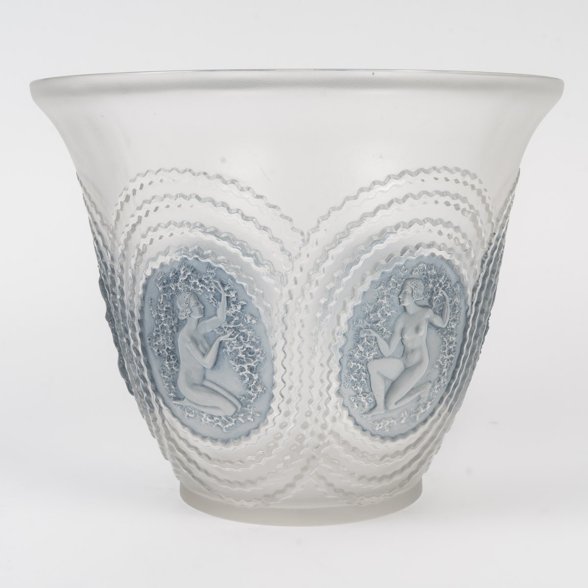 1937 - René Lalique ,Vase "Dryades"-photo-2