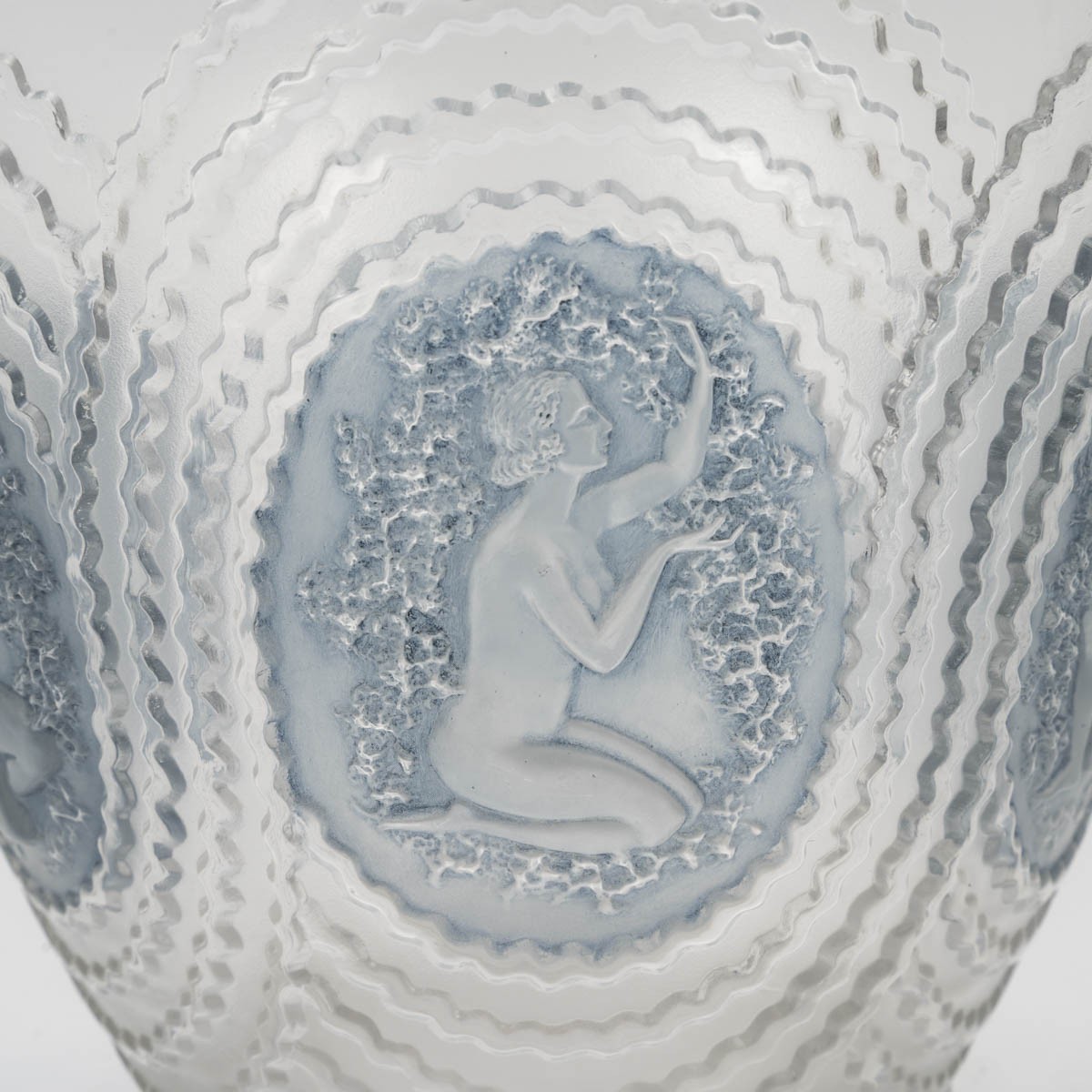 1937 - René Lalique ,Vase "Dryades"-photo-3